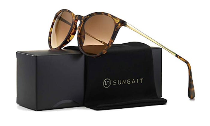 SUNGAIT Vintage Round Sunglasses