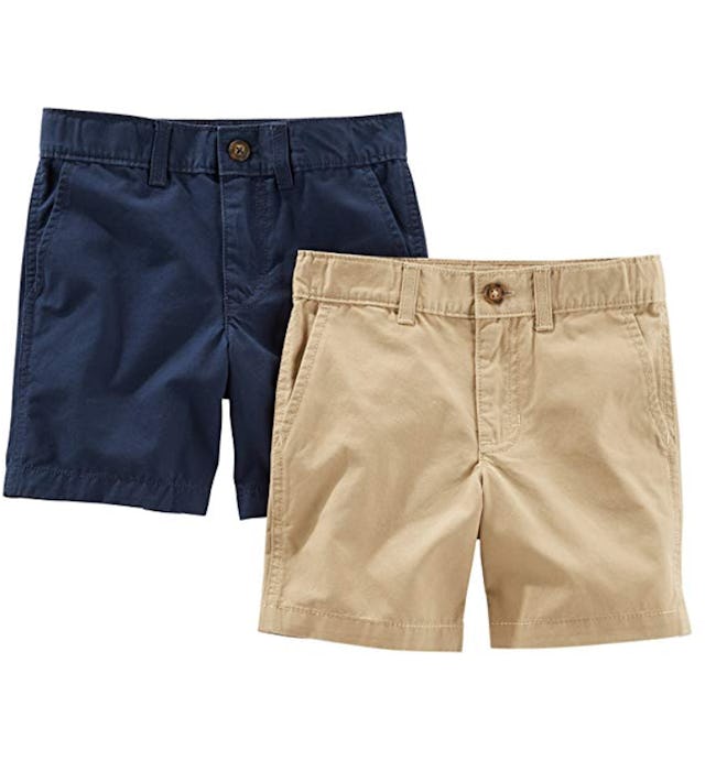 Toddler Boys' 2-Pack Flat Front Shorts