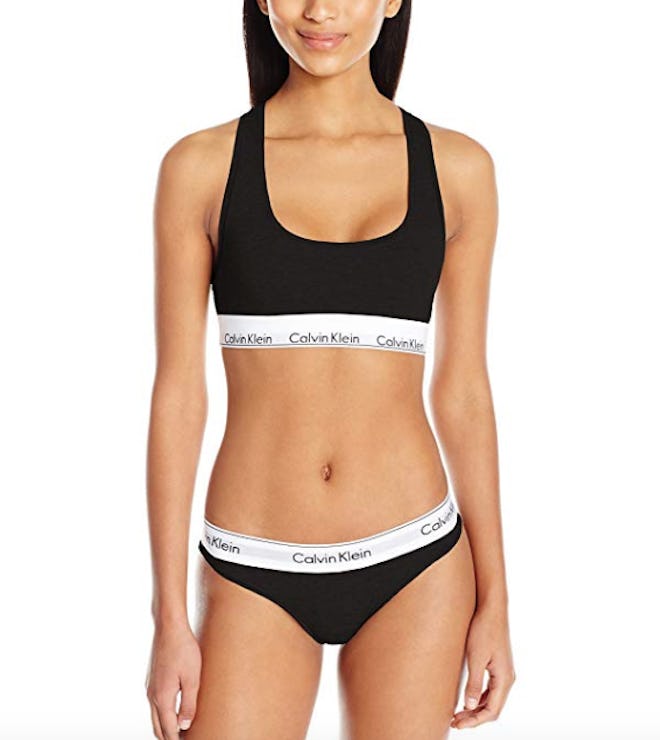 Calvin Klein Women's Modern Cotton Bralette & Bikini Set