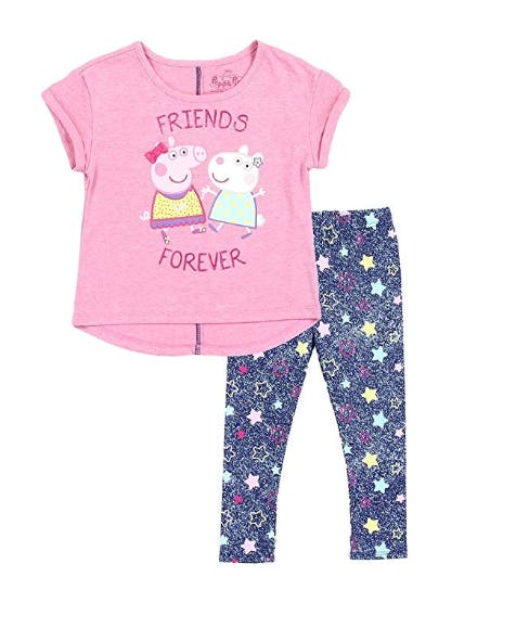 Peppa Pig Toddler Pullover Top & Leggings Set