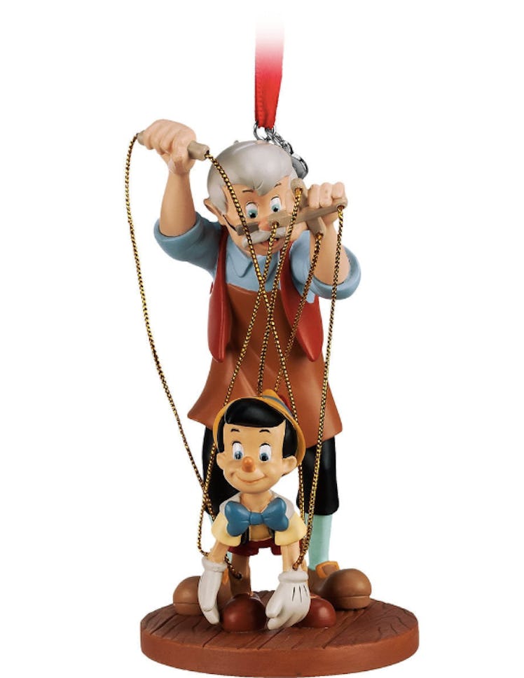  Pinocchio and Geppetto Sketchbook Ornament