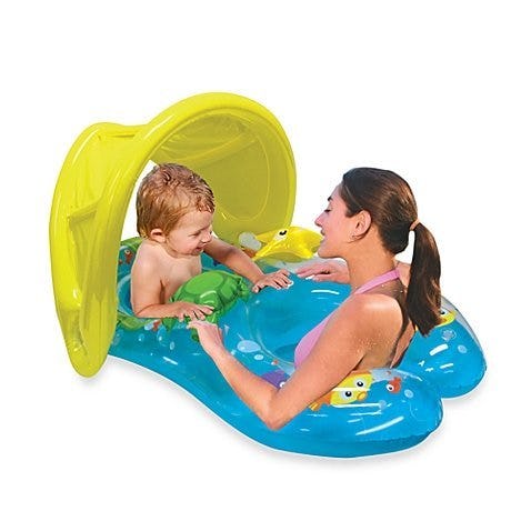 This Mom & Baby Pool Float Is The Perfect Way To Splash The Summer Away