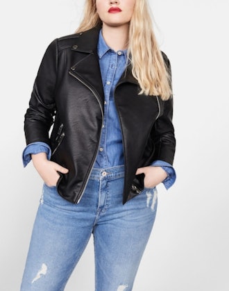 Zipped Biker Jacket