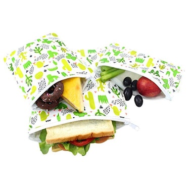 Langsprit Premium Reusable Sandwich & Snack Bags (3-Pack)