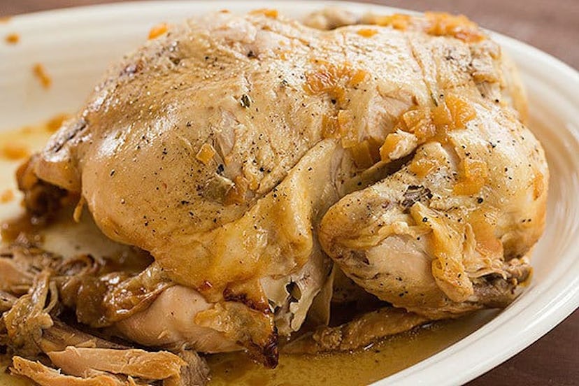 crock-pot roast chicken