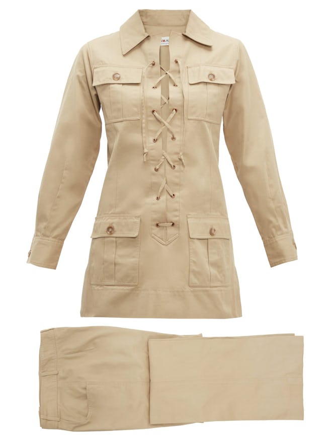 Yves Saint Laurent 1968 Safari Gabardine Suit