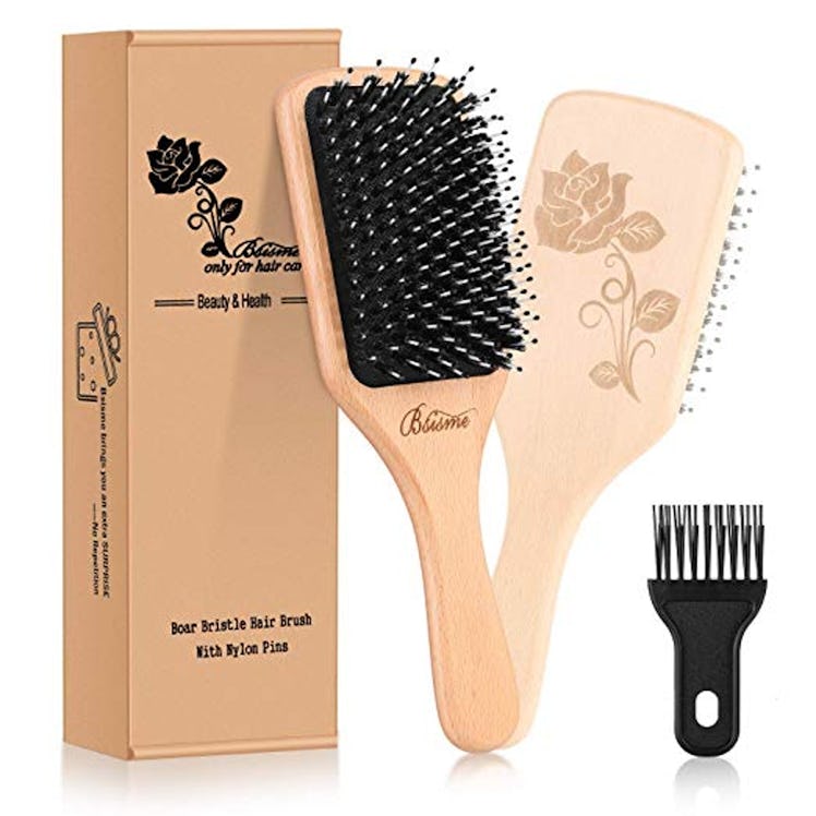 Bsisme Boar Bristle Hair Brush