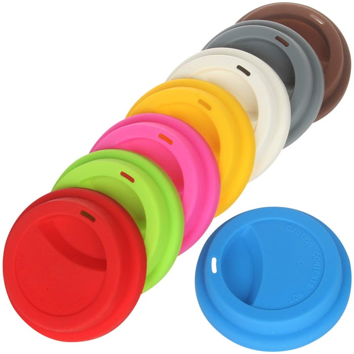 Yilove Silicone Coffee Cup Lids (8-Pack)