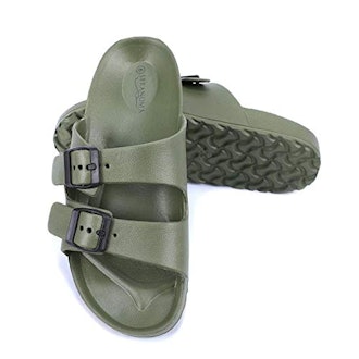 Seranoma Women's Comfort Double Buckle Sandal