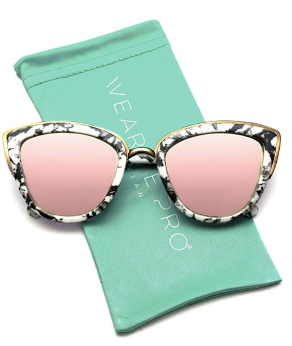 WearMe Pro Mirrored Cat Eye Sunglases