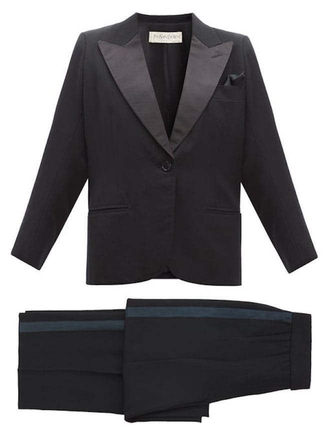 YSL 1991 Le Smoking Three-Piece Suit 