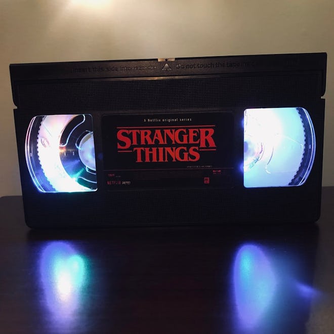 Stranger Things Music-Controlled VHS Retro Multicolored LED Lamp