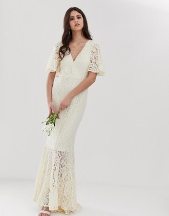 Y.A.S Wedding Lace Fishtail Dress