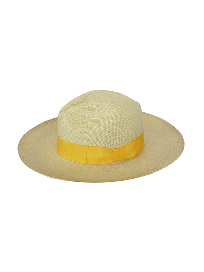 Premium Panama Hat With Italian Bow