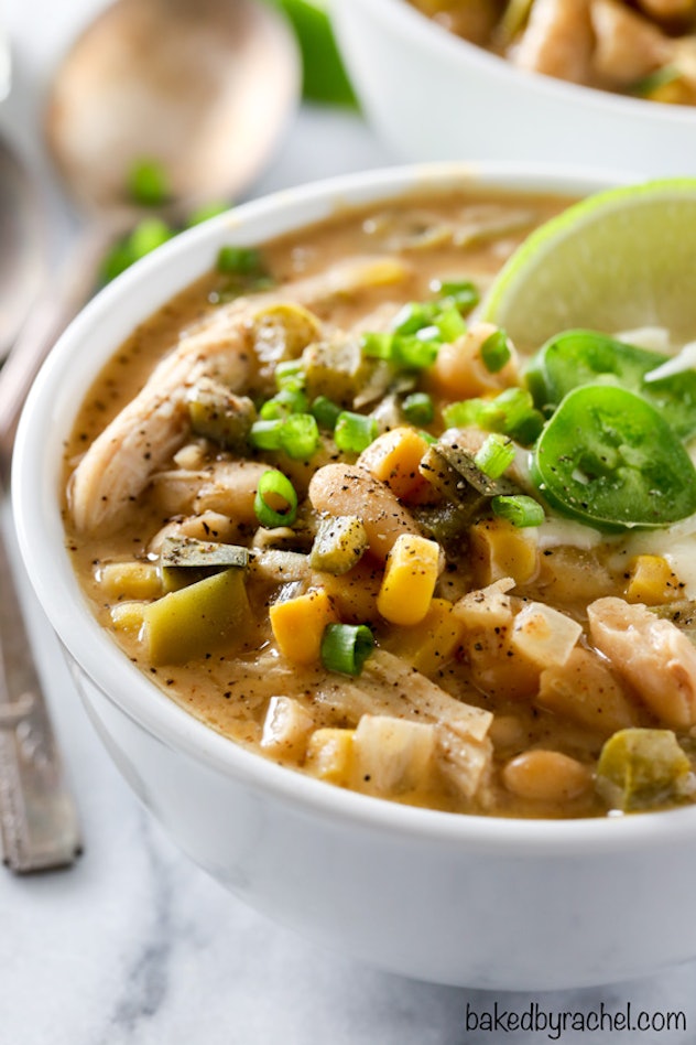 slow cooker white bean chicken chili