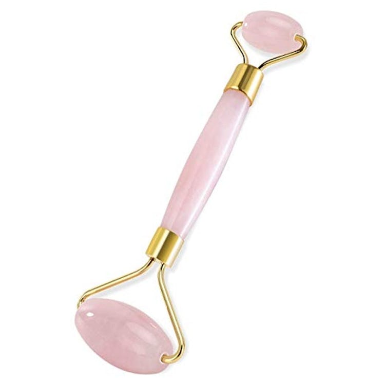  Rosejoice Pink Rose Quartz Roller