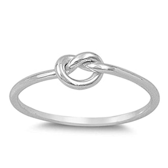Sac Silver Sterling Silver Knot Ring