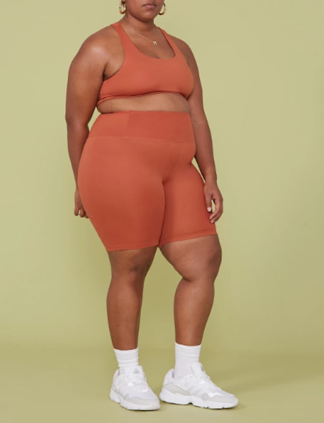 Toasted Apricot Seamless High-Rise Bike Short