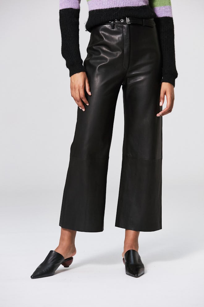Vance Leather Trouser
