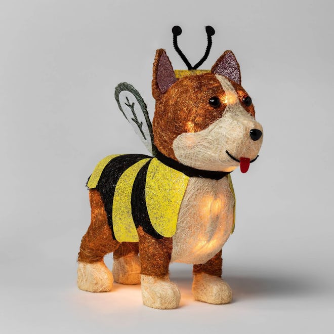 Incandescent Sisal Corgi Dog Halloween Silhouette Light - Hyde & EEK! Boutique™