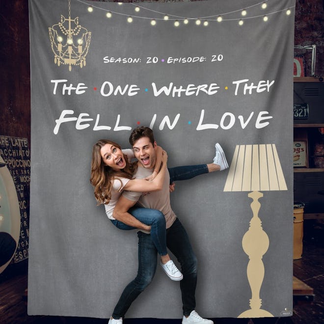 Friends Theme Engagement Backdrop