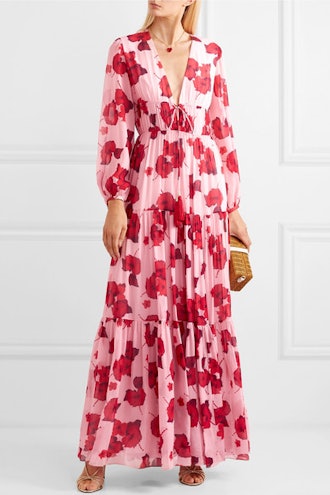 Freya Floral-Print Silk-Georgette Maxi Dress