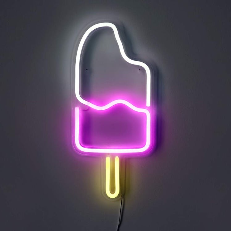 Isaac Jacobs LED Neon Wall Sign with USB Wire (Popsicle)