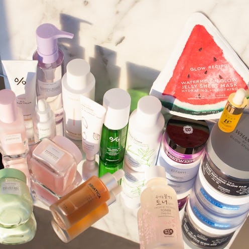Products of brands like Glossier