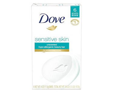 Dove Sensitive Skin Beauty Bar, 3.75 oz (6-Pack)