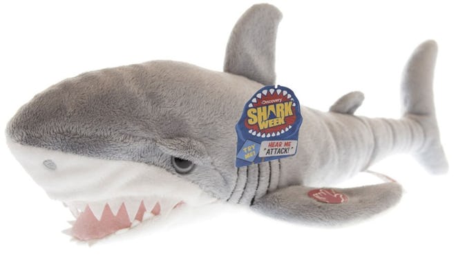 Discovery Shark Week Great White Shark 18-Inch Plush with Sound