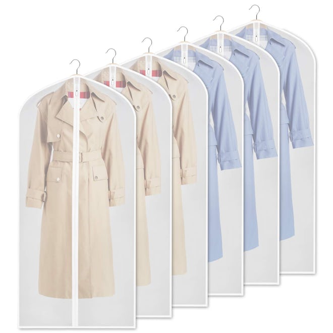 Zilink Clear Garment Bags (6-Pack)