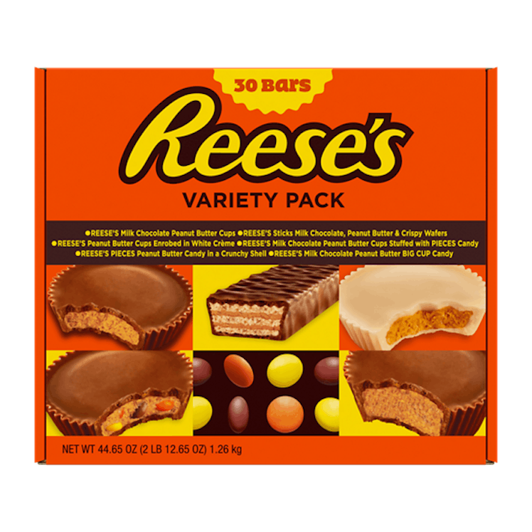 Reese's Standard Bar Variety Pack, 30 Count