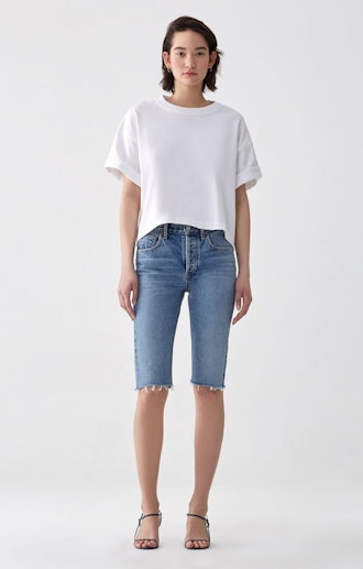Carrie Long Length Slim Shorts