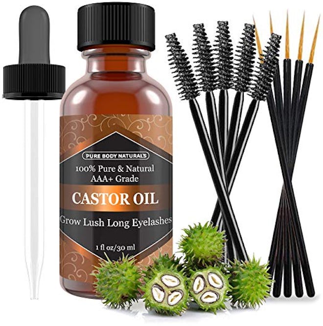 Organic Castor Oil for Eyelashes and Eyebrows