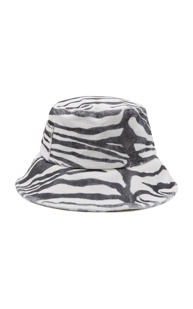Zebra Terry Bucket Hat