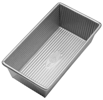 USA Pan Bakeware Aluminized Steel Loaf Pan, 4.5 x 3 Inch