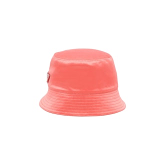 Silk Satin Logo Bucket Hat