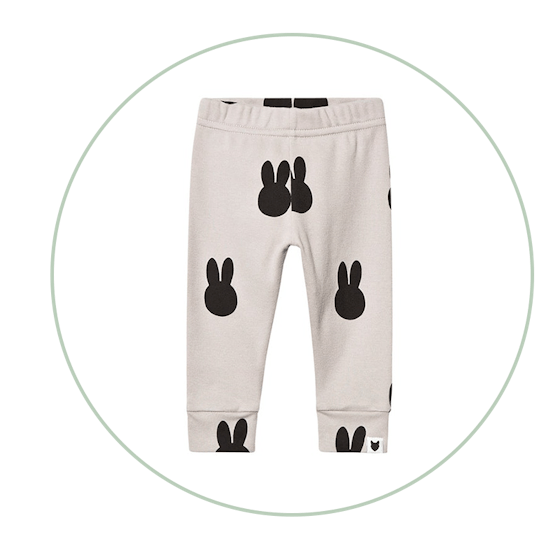 Grey Miffy Print Leggings