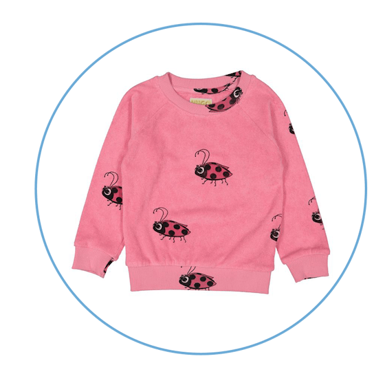 Pink Ladybug Sweatshirt