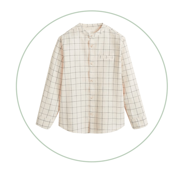 Check Linen Shirt