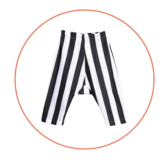 Alvaro Trousers, White Stripes