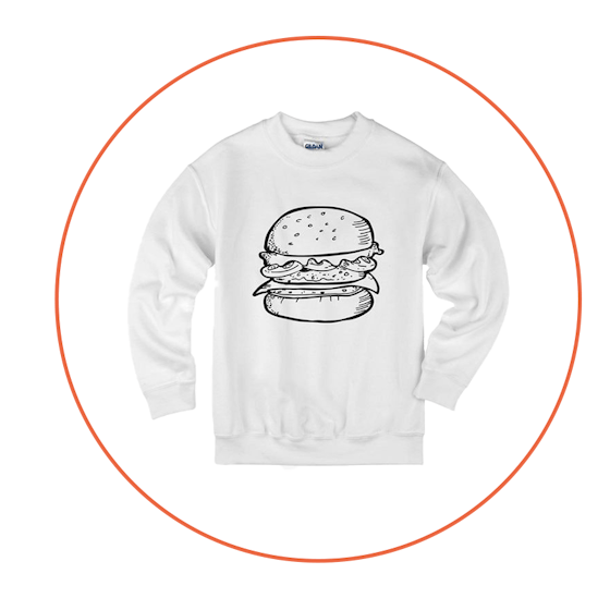 Hamburger Sweatshirt