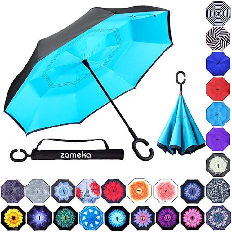 ZAMEKA Double Layer Inverted Umbrella