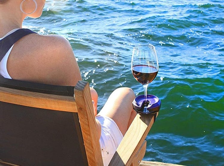 SunChaser Three-In-One Wine Glass Holder