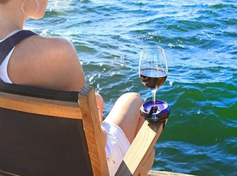 SunChaser Three-In-One Wine Glass Holder