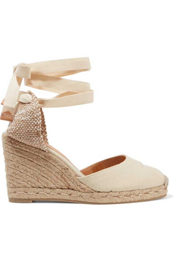 Castañer Carina 80 Canvas Wedge Espadrilles