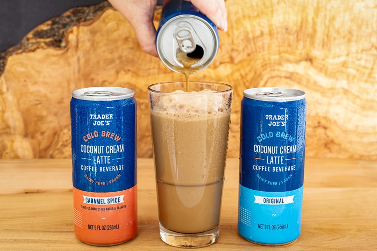 Trader Joe's Cold Brew Coconut Cream Lattes Are Heaven In A Can