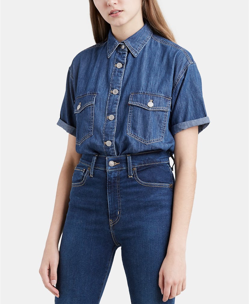 Levi's® Madison Cotton Short-Sleeve Denim Shirt