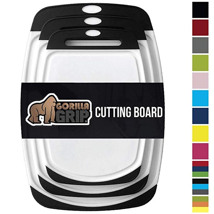 Gorilla Grip Original Reversible Cutting Board (3-Pack)