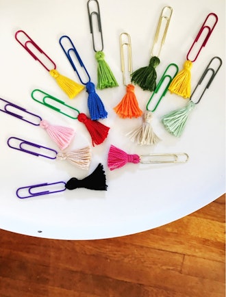 Tassel Paperclips Bookmarks